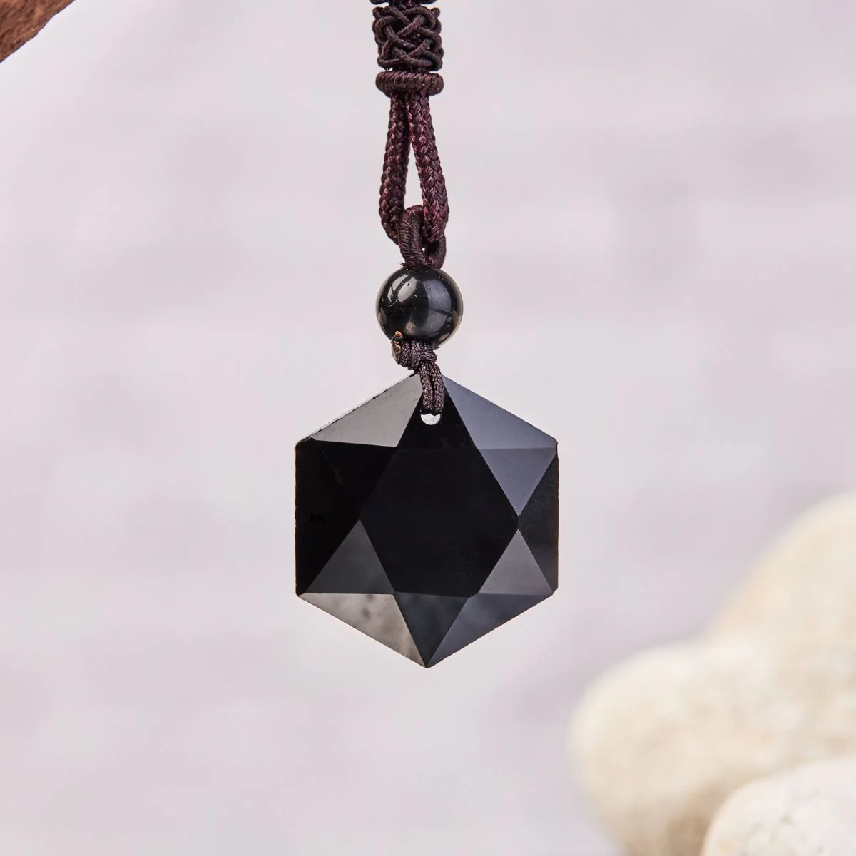 Zen Karma Black Obsidian Talisman – Necklace for Protection