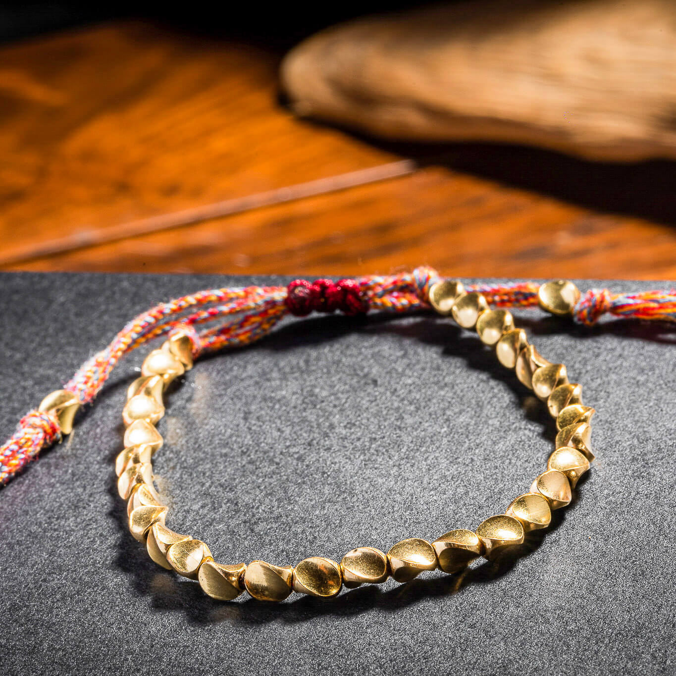 Zen Karma Tibetan Copper Beads Bracelet Handmade – Healing, Strength & Protection